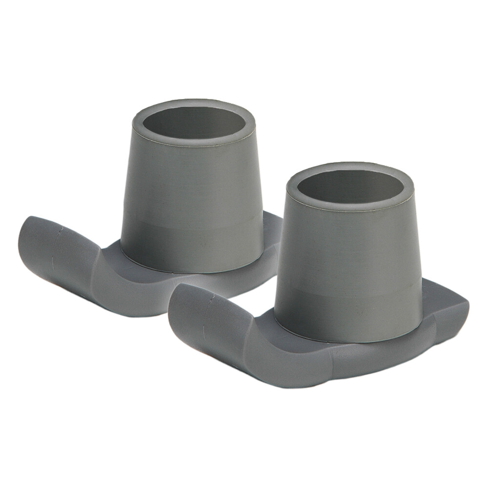 NOVA MEDICAL WALKER GLIDE SKIS GRAY WITH  1-1/8" INNER DIAMETER PAIR