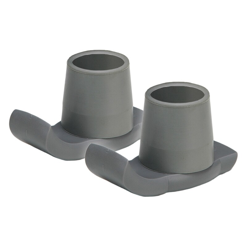 NOVA MEDICAL WALKER GLIDE SKIS GRAY WITH  1-1/8" INNER DIAMETER PAIR