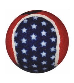 PENCO WALKERBALLS WITH PRECUT SLIT FOR WALKER LEG PAIR, COLOR: PATRIOTIC