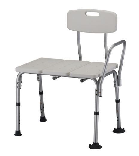 NOVA MEDICAL STANDARD PLASTIC TRANSFER TUB BENCH WITH BACK
