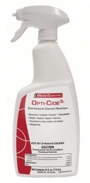 OPTI-CIDE 3 DISINFECTANT CLEANER / LIQUID, QUANTITY: EACH, SIZE: 24 OZ W SPRAYER