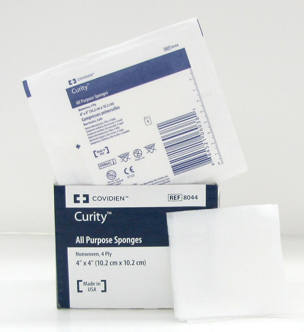 COVIDIEN ALL PURPOSE  STERILE NON WOVEN SYNTHETIC GAUZE SPONGES, SIZE: 2X2-4PLY -PK 25-2'S CS 60PK, QUANTITY: PK