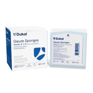 DUKAL STERILE SURGICAL COTTON GAUZE SPONGES U.S.P. TYPE VII