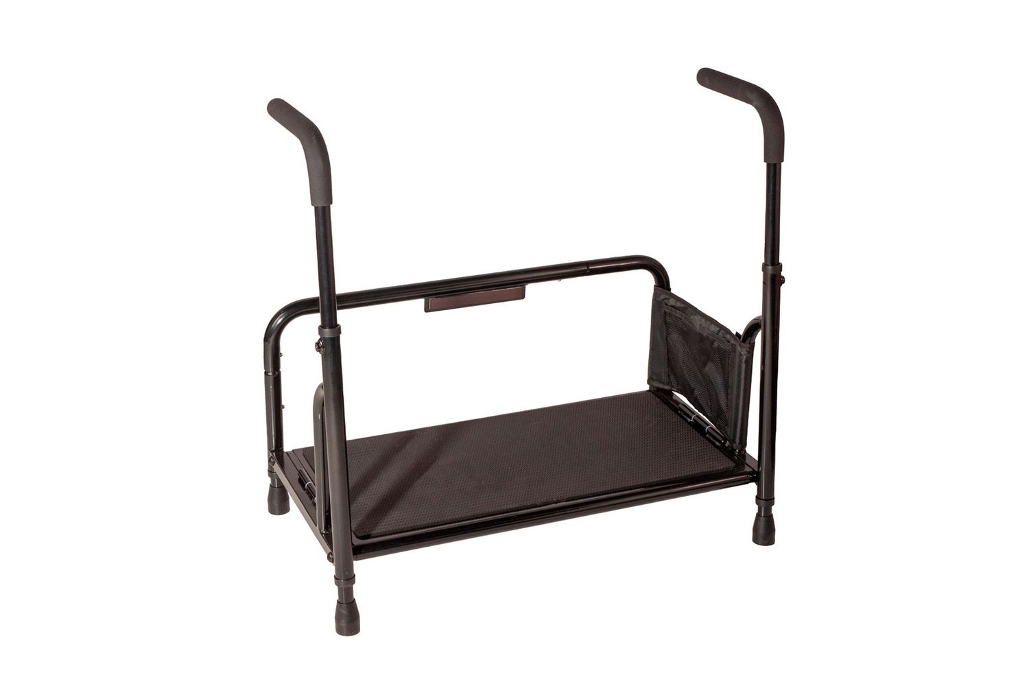 THE STANDER STEP WIDE BASE ADJUSTS 4.25" to 7.75" 500LB WEIGHT CAPACITY, COLOR: BLACK