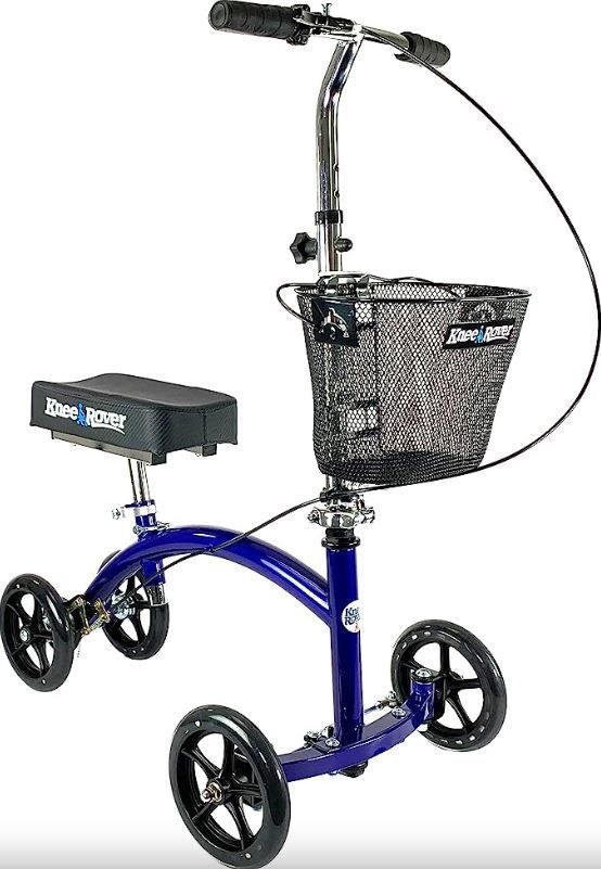 KNEEROVER DELUXE STEERABLE KNEE SCOOTER BLUE