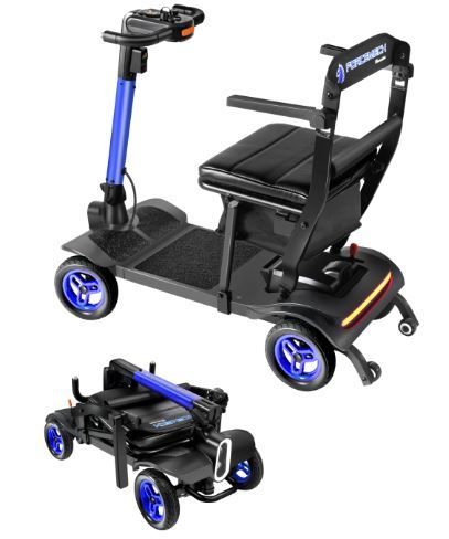 FORCEMECH TRAVELER LIGHTWEIGHT FOLDABLE TRAVEL SCOOTER ONLY 44 POUNDS