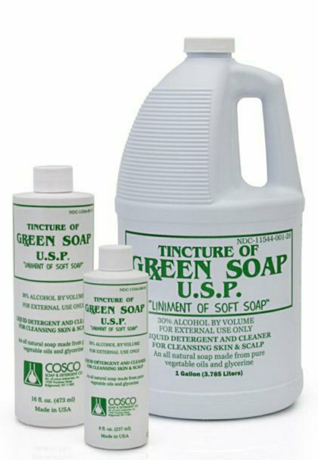 COSCO TINCTURE OF GREEN SOAP IN 3 SIZES