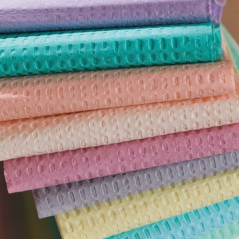 TIDI PRODUCTS POLYBACKED 3 PLY PROFESSIONAL TOWEL 2 PLY PAPER 1 PLY POLY 13X18 CS500 SPECIFY COLOR