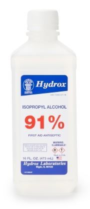 HYDROX 91% ISOPROPYL ALCOHOL PINT