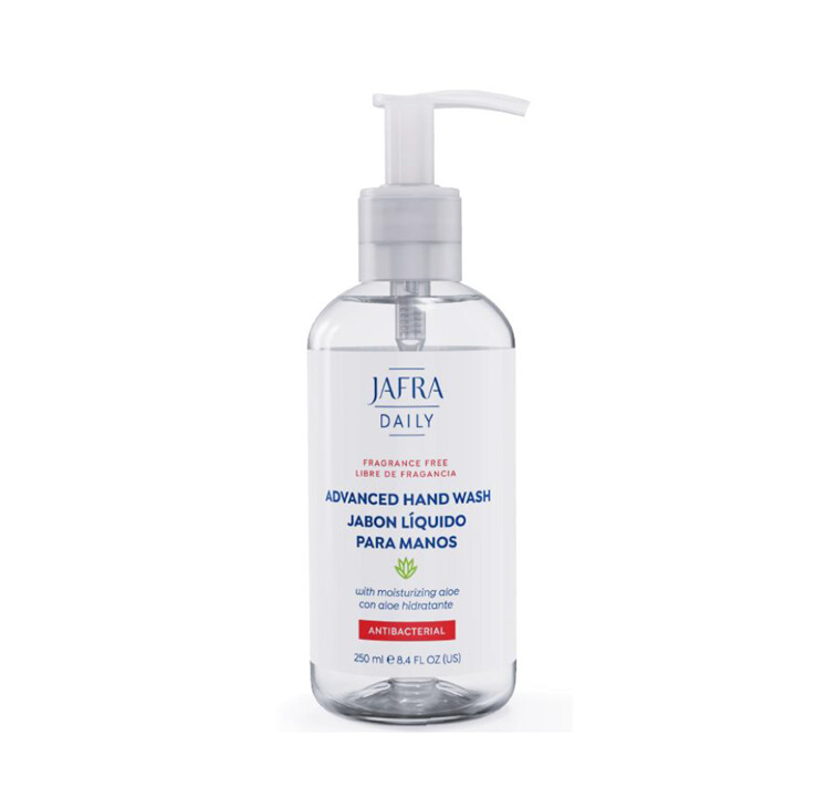 JAFRA DAILY Advanced Hand Wash Handseife parfümfrei mit Feuchtigkeitsspendender Aloe 250 ml 