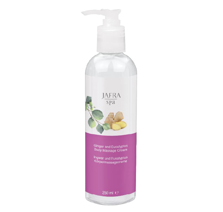 Ginger and Eucalyptus Body Massage Cream Ingwer und Eukalyptus Körpermassagecreme 250 ml 
