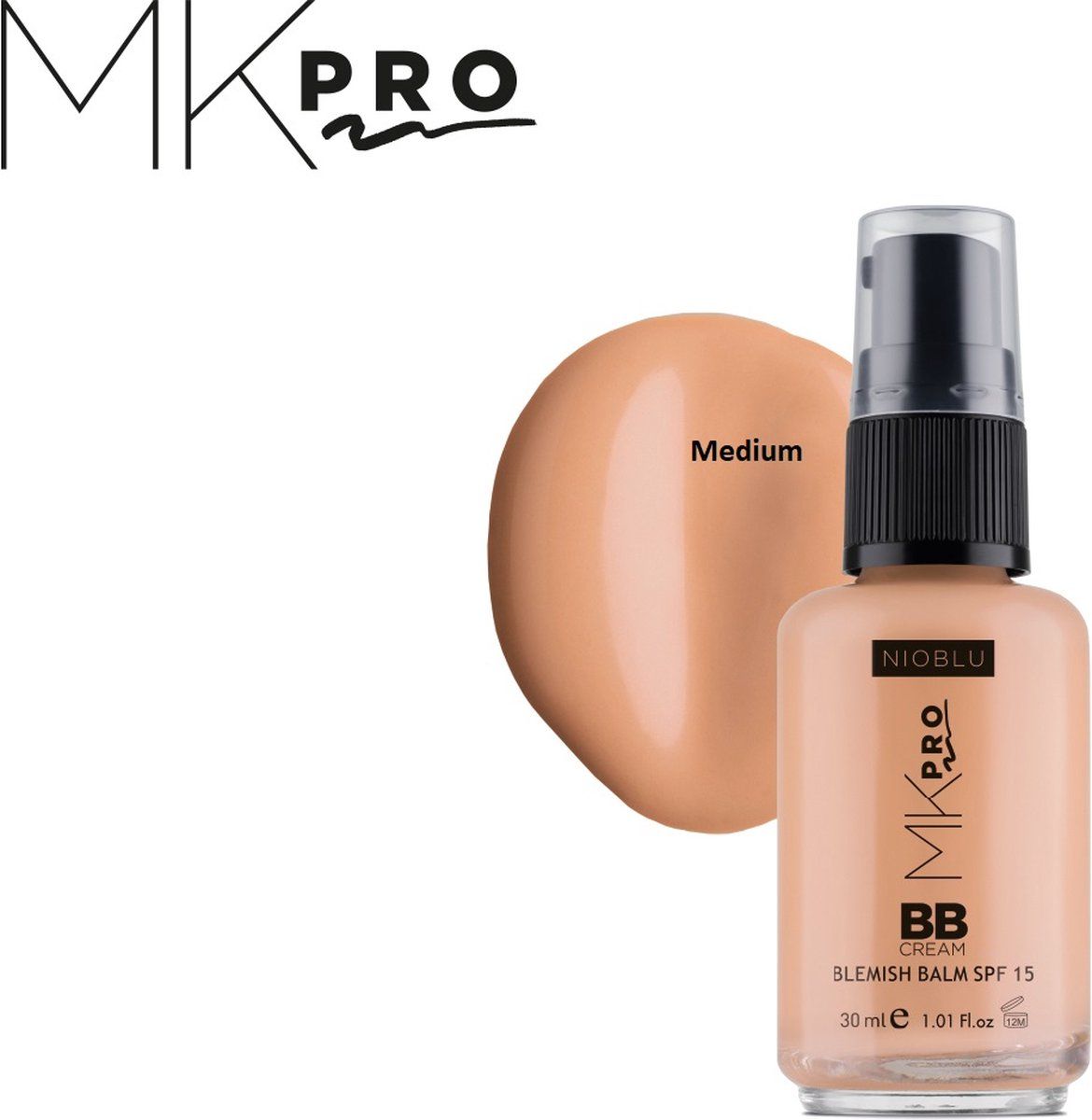 BB CREAM BLEMISH BALM SPF 15 (30 ml) Medium MKBB002