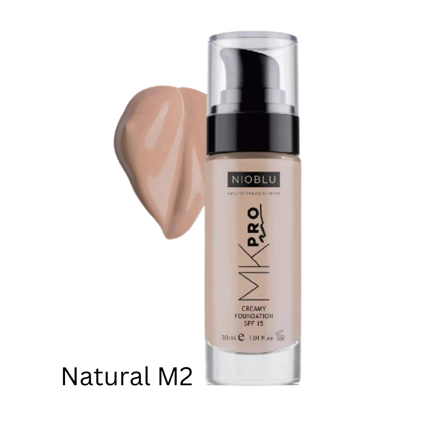CREAMY FOUNDATION SPF 15 (30 ml) Natural M2