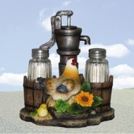 Pump And Chick Salt &amp; Pepper Set