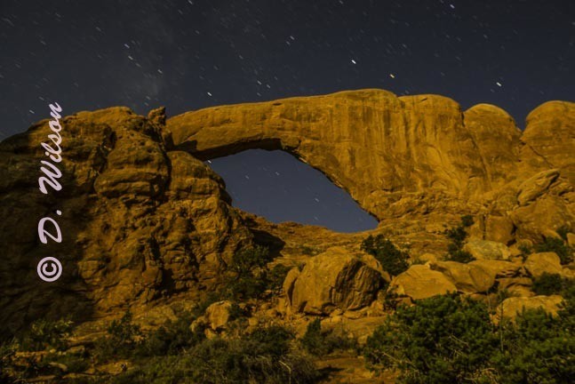 Arches - North Window  --  Starting at