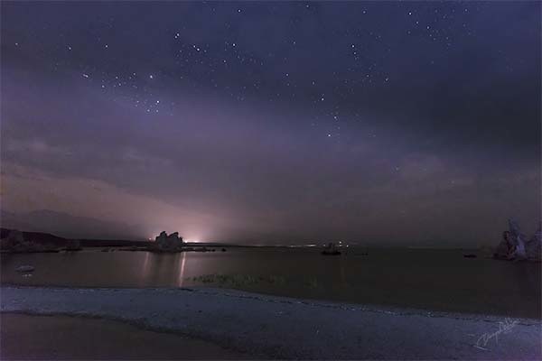 Glow in the distance - Mono Lake --  Starting at