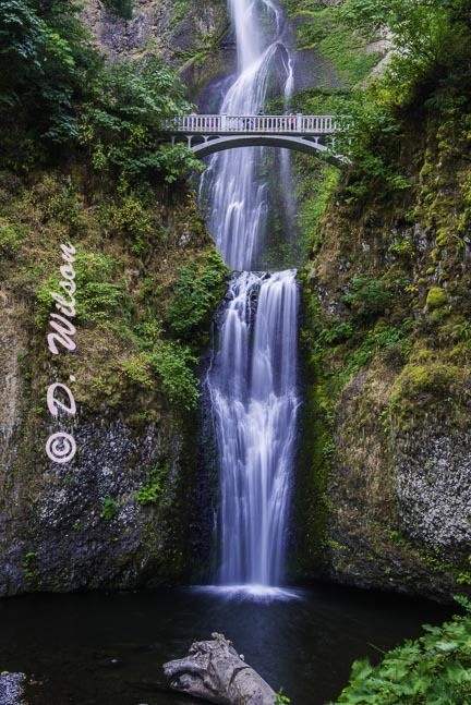 Multnomah Falls --  starting at