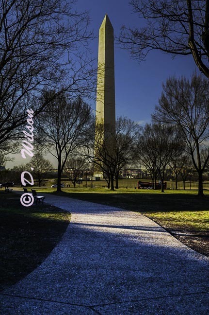 Washington Monument 1, Wash. D.C.  --  starting at