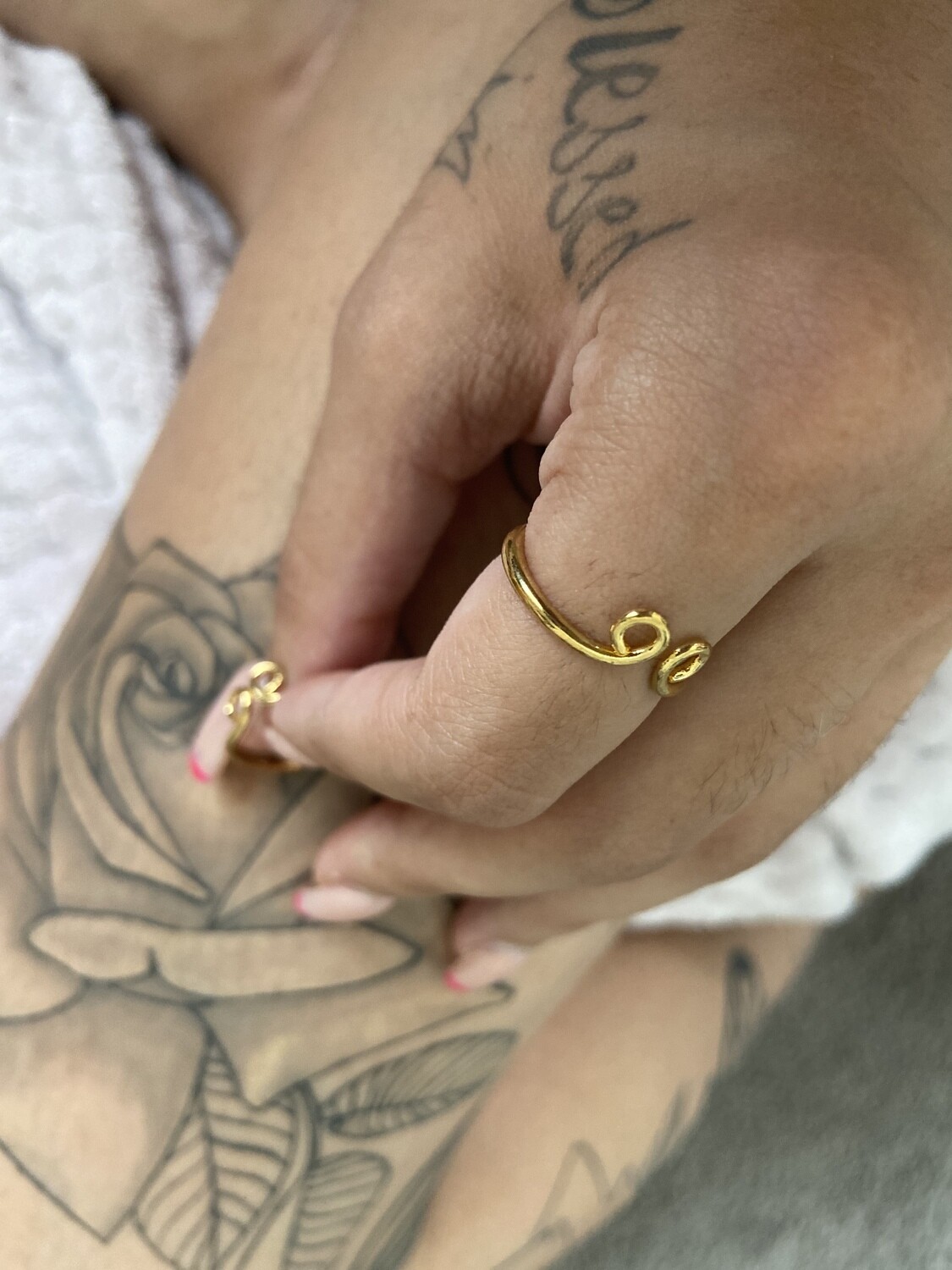 Adjustable Ring 18K Gold