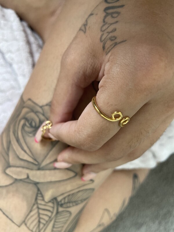 Adjustable Ring 18K Gold