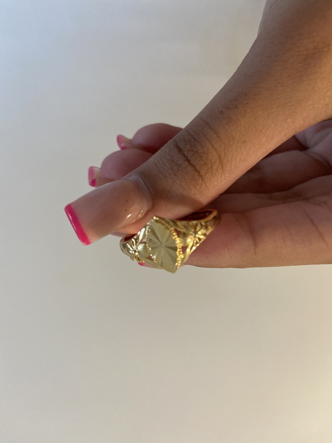 18K adjustable men ring