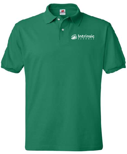 Kelly Green Polo For Grades 9-12