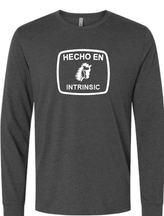 HECHO EN INTRINSIC Grey Long Sleeve &quot; Spirit Wear&quot;