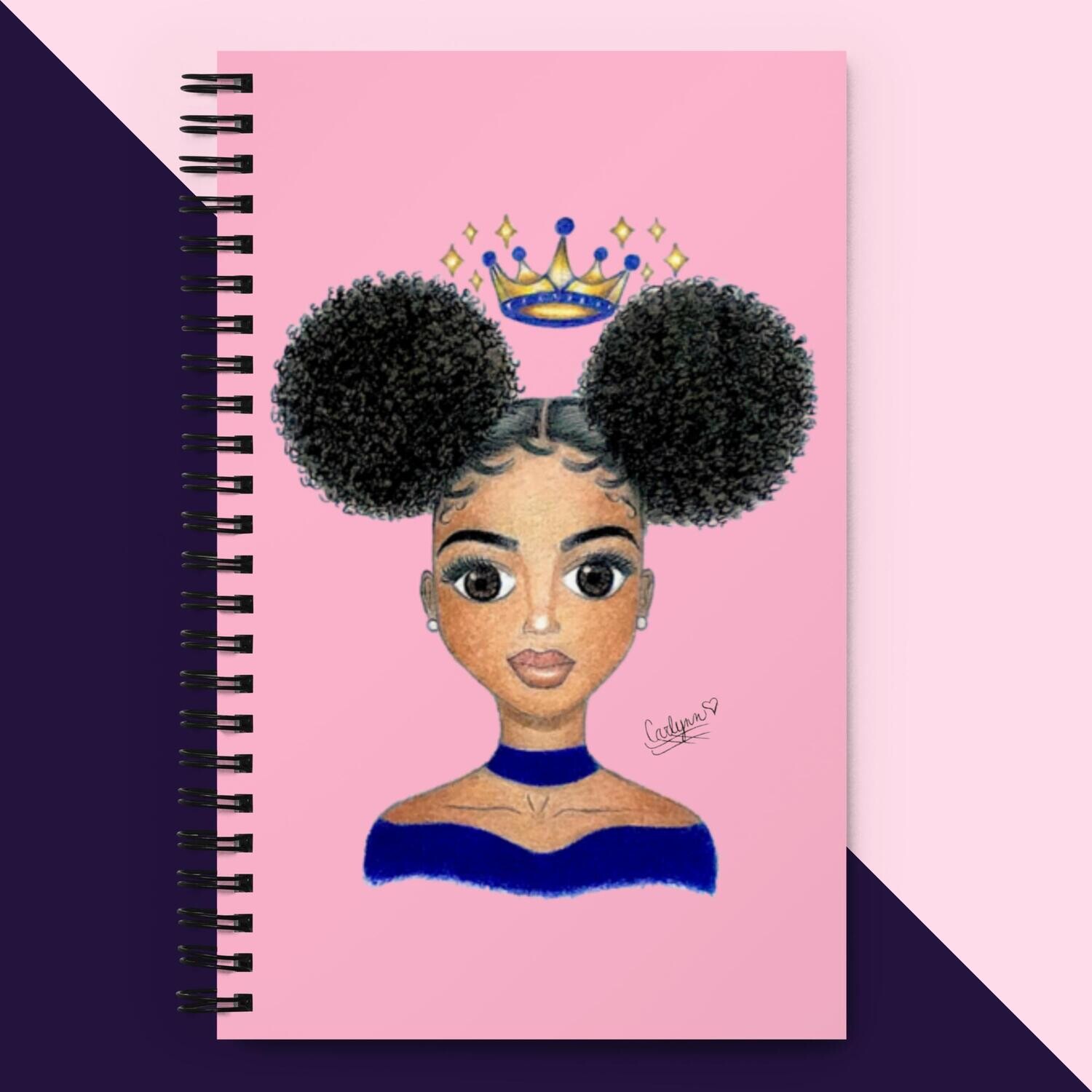AFRO PUFF PRINCESS NOTEBOOK