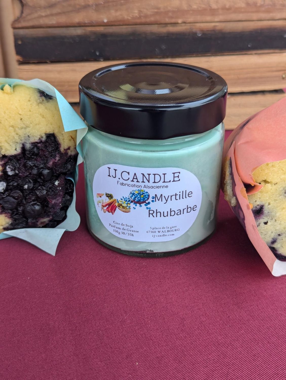 Myrtille Rhubarbe