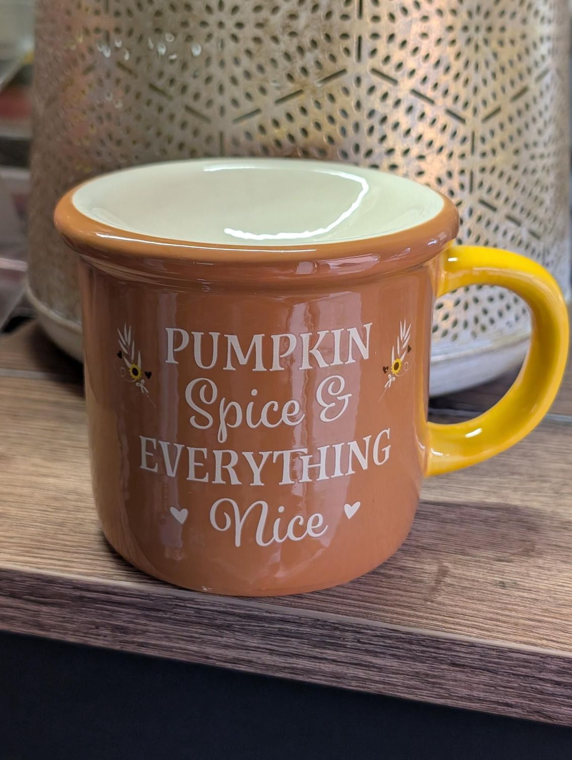 Tasse à épices de citrouille