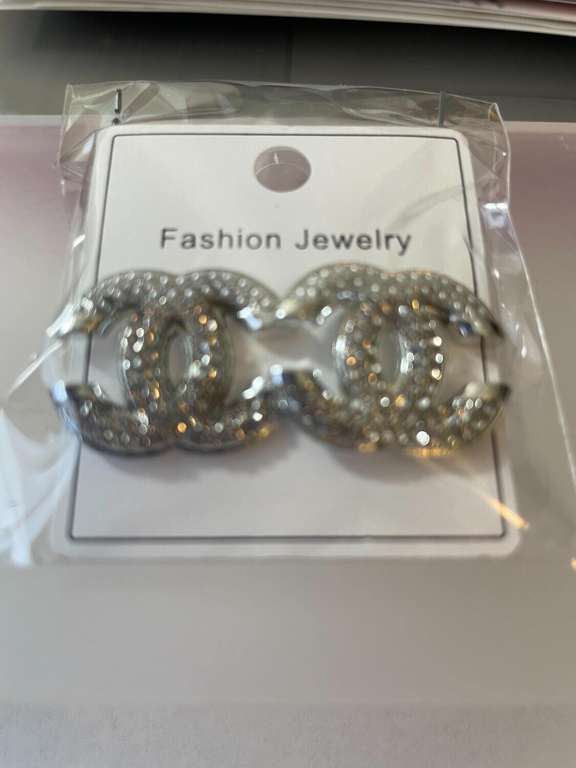 Silver fashion earrings