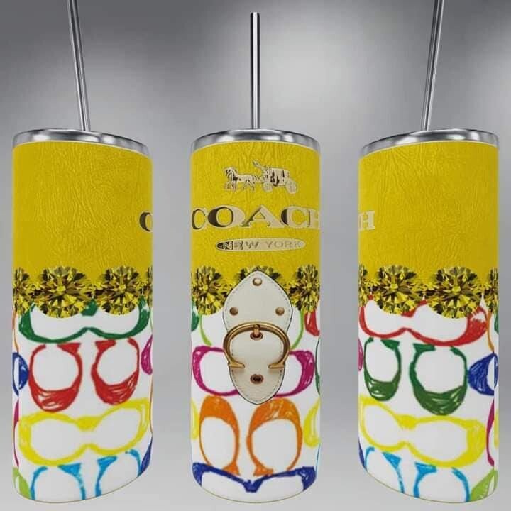 20oz Yellow Tumbler