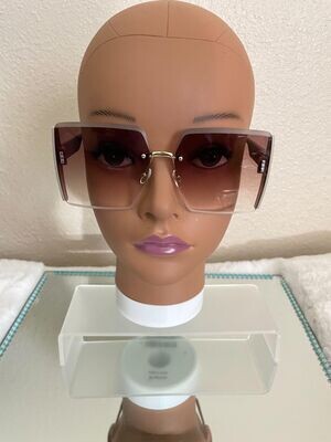 Large Frame Sunglasses - Brown