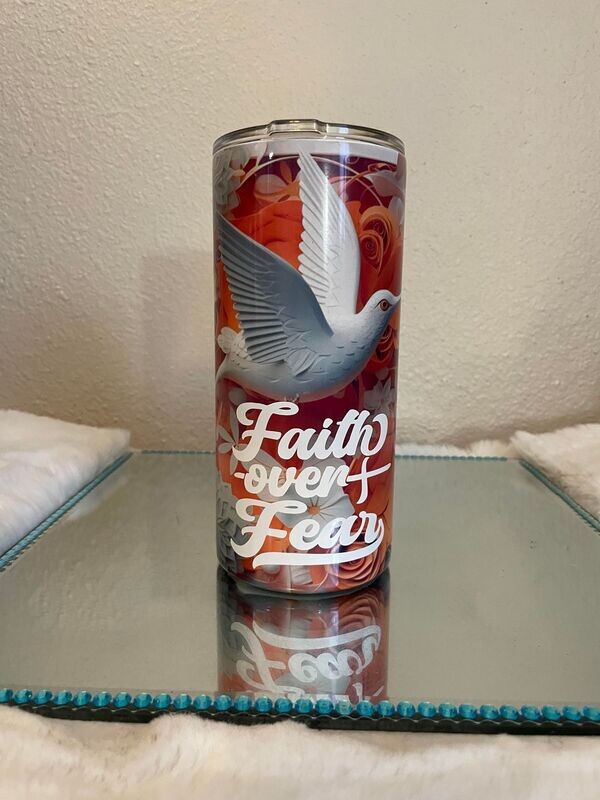 Faith over Fear Tumbler