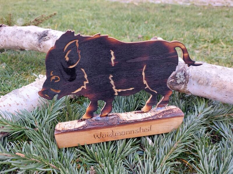 Wildschwein Holz