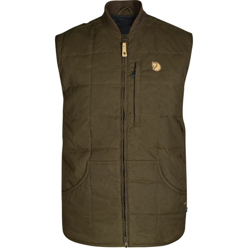 Grimsey Vest-633 dark olive