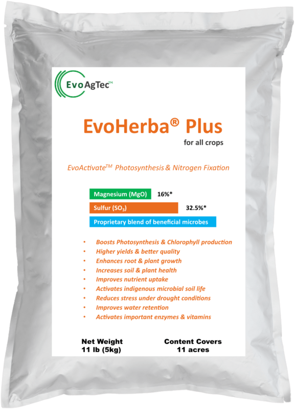 EvoHerba®Plus in 11lbs bags