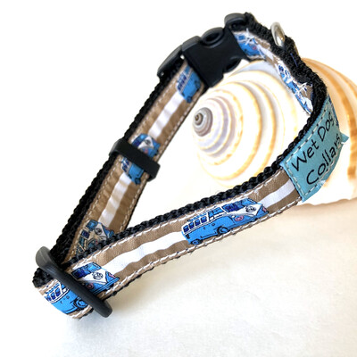 Bessie the Bus Narrow Dog Collar