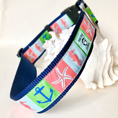 Sandbar Wide Dog Collar
