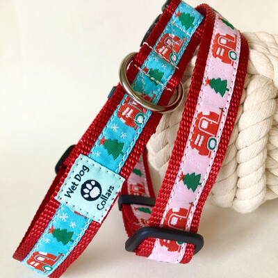 Holiday Campers Dog Collar