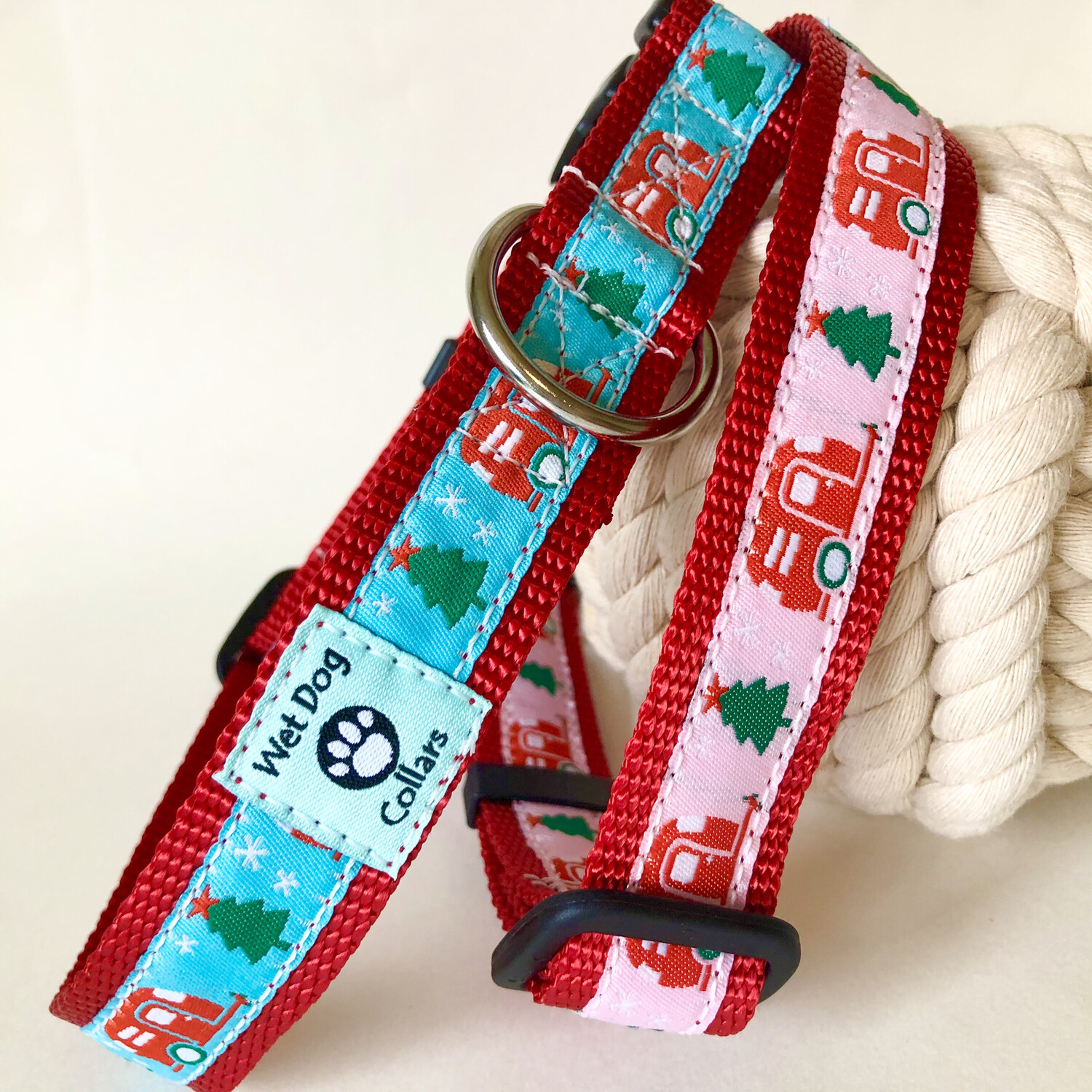 Holiday Campers Dog Collar