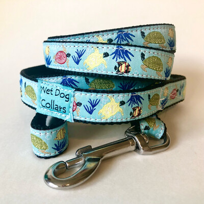 Coral Reef Narrow Dog Leash