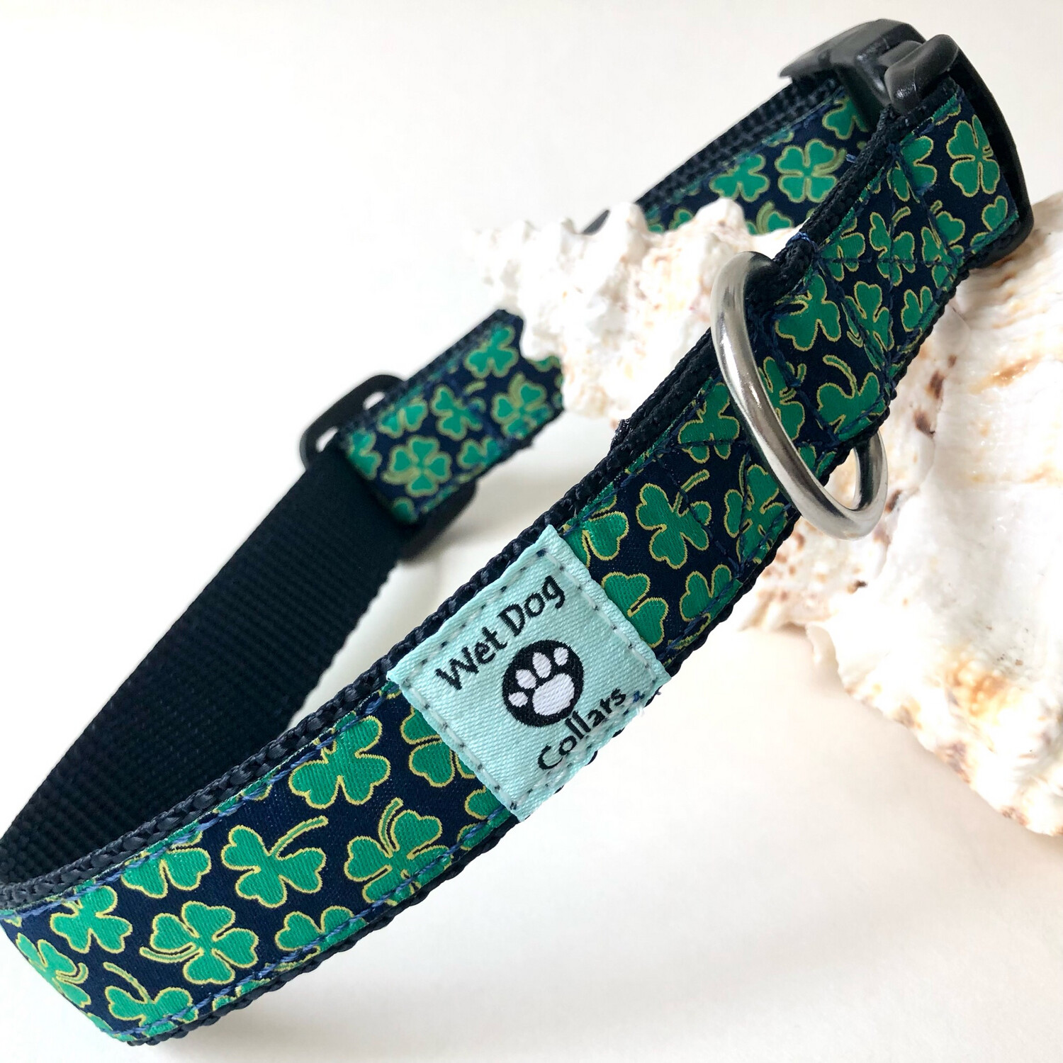 Lucky Shamrock Dog Collar