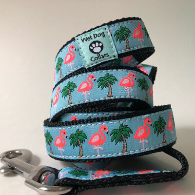 Conchy the Flamingo Dog Leash
