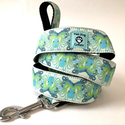Hidden Octopus Wide Dog Leash