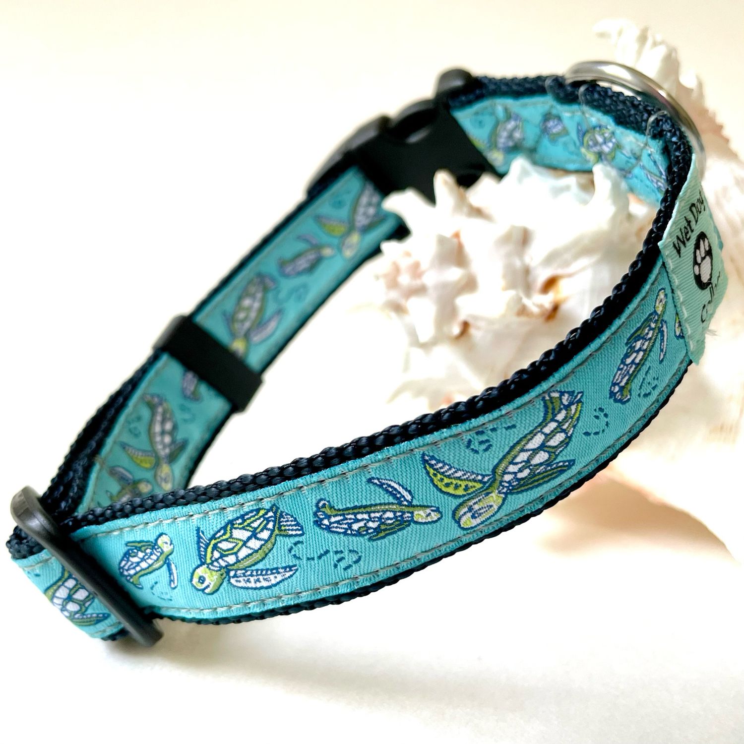 Sea Turtle Hatch Dog Collar
