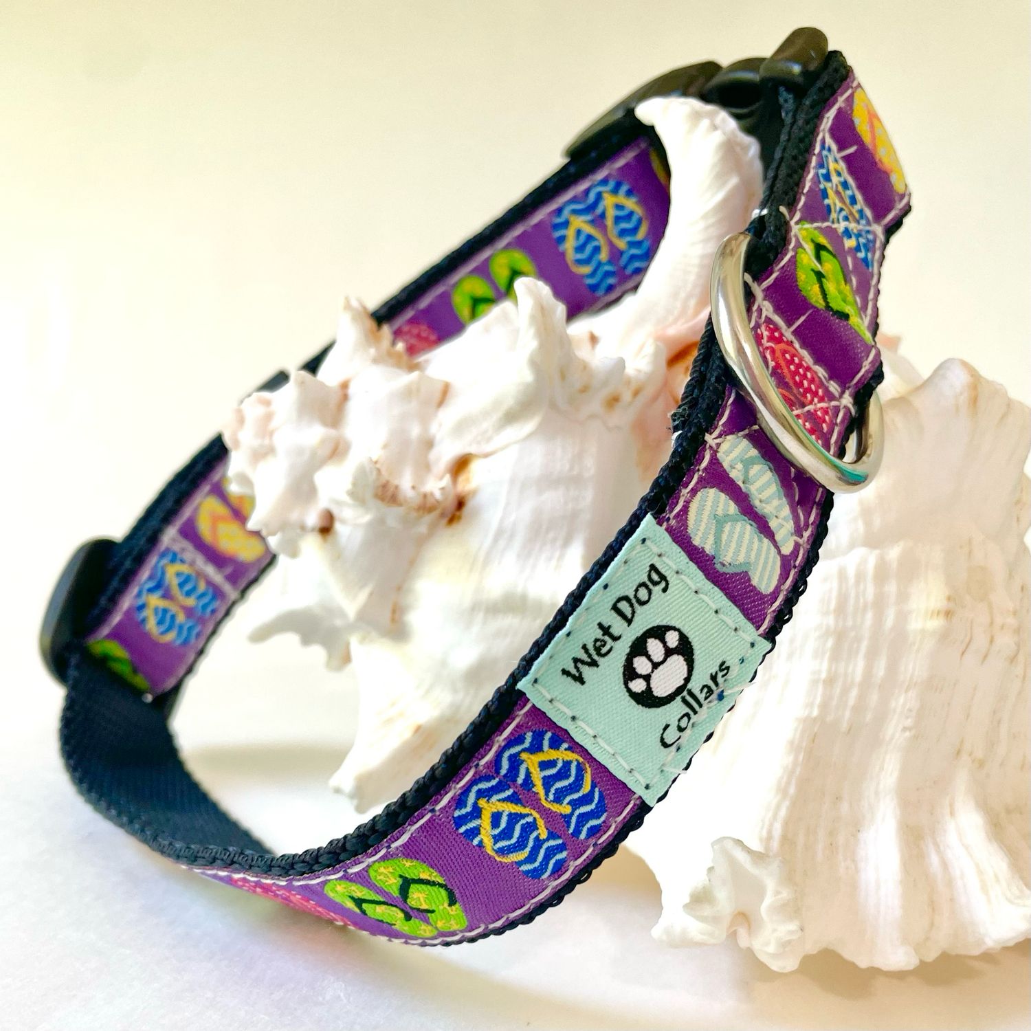 Boardwalk Flip Flops Dog Collar