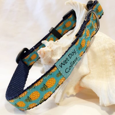 Pineapple Express Narrow Dog Collar