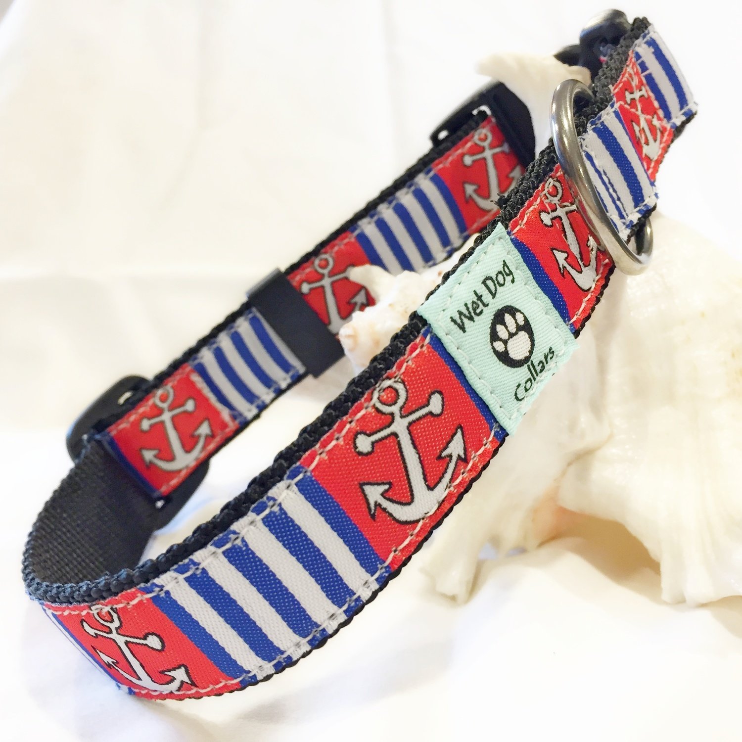 Anchor beach dog collar