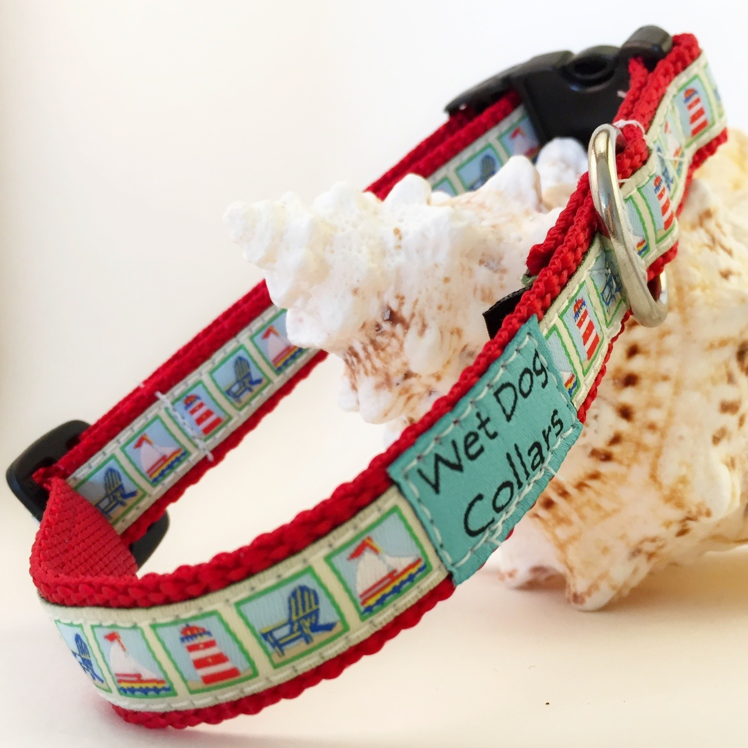 Hilton Head Lighthouse Narrow Dog Collar